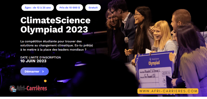 Postulez maintenant au Climate Science Olympiad 2023