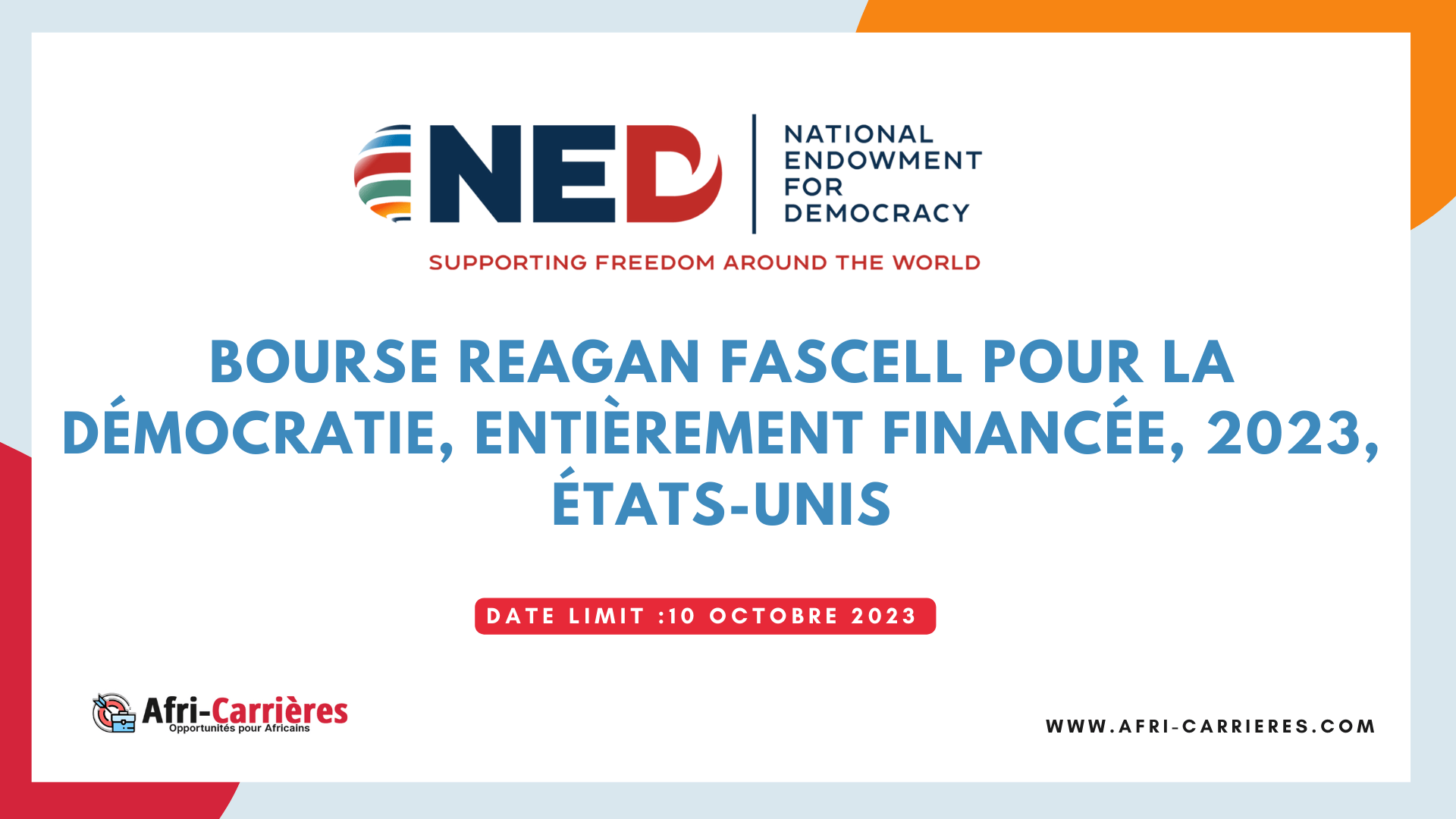Bourse Reagan Fascell pour la démocratie