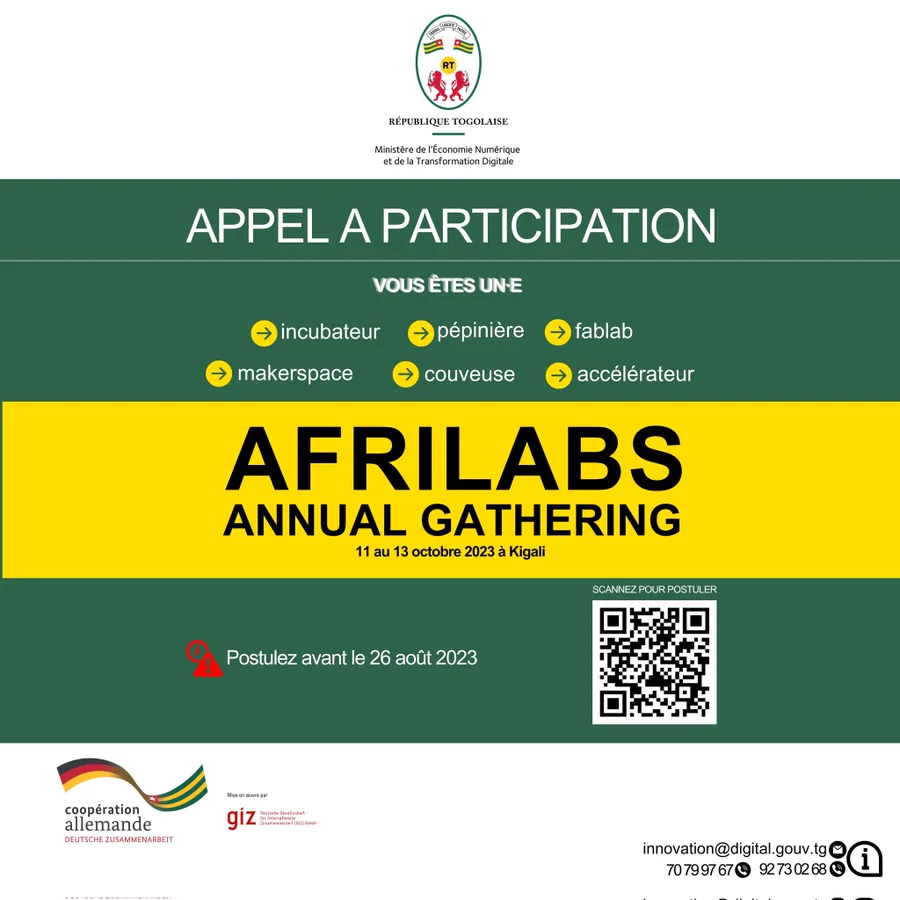Appel à participation : AFRILABS Annual Gathering 2023