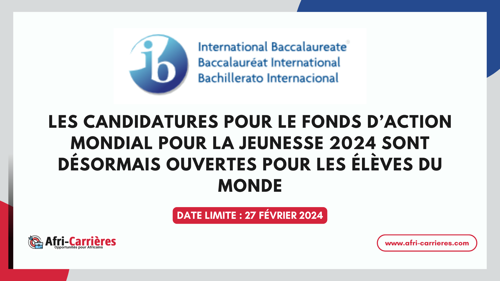 Fonds mondial d'action pour la jeunesse