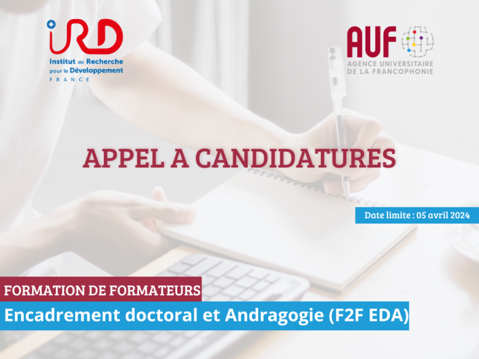 Formation de formateurs Andragogie de l'AUF et de IRD