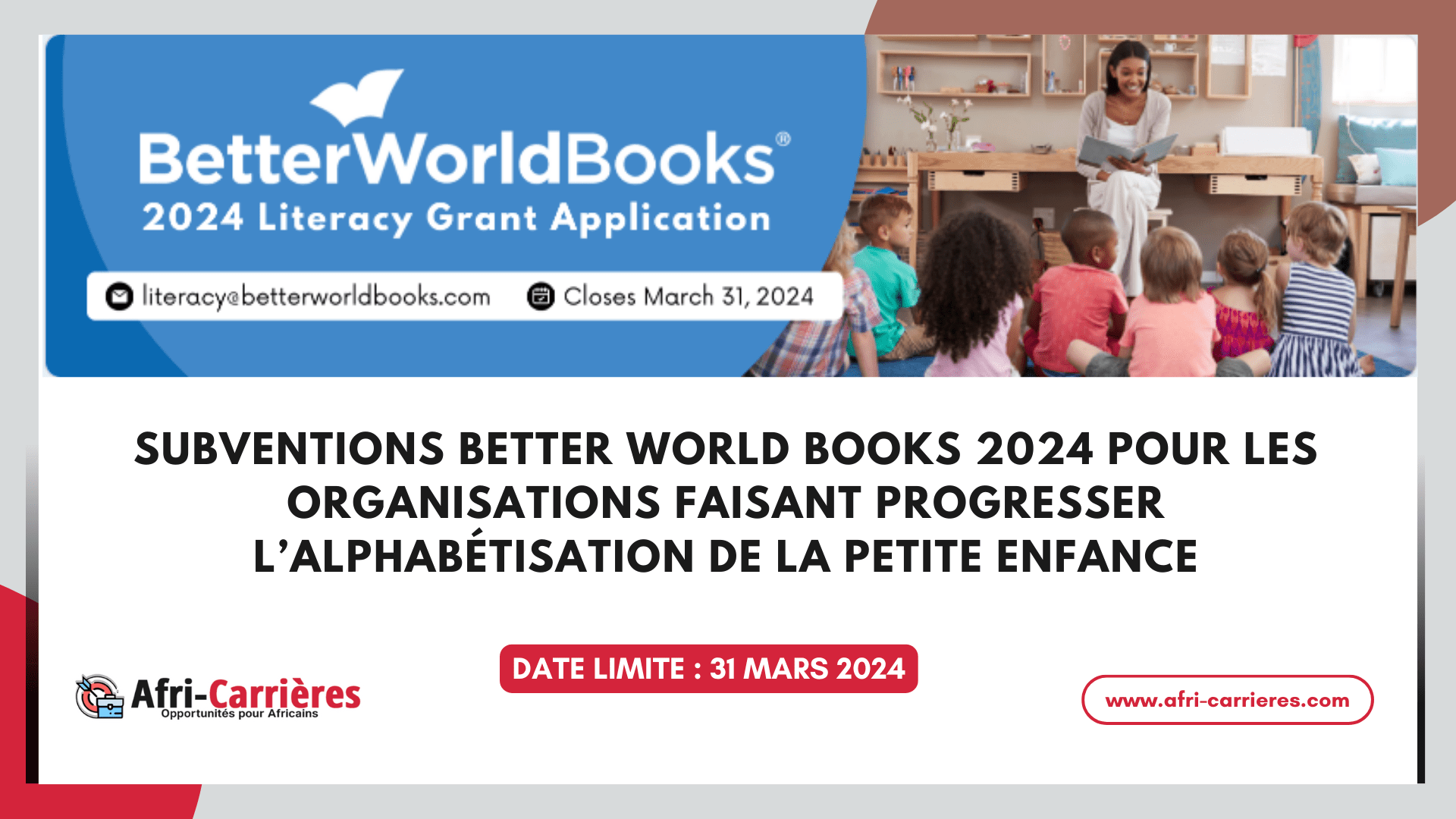 Subventions Better World Books