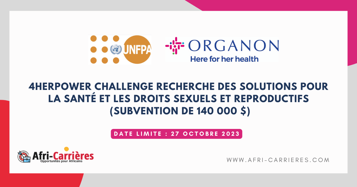 4HerPower Challenge Innover pour la santé et les droits sexuels et reproductifs