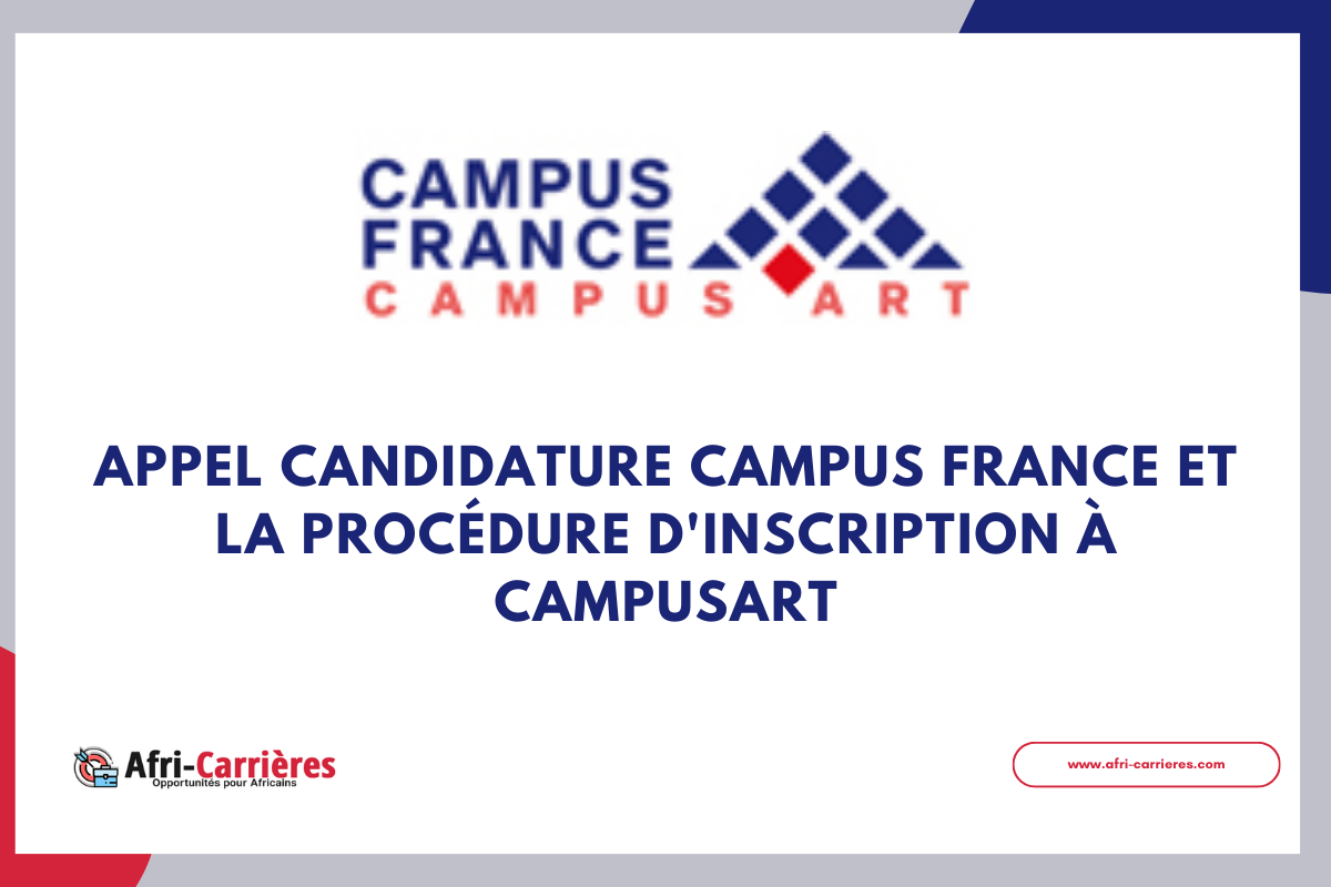 Procédure d'inscription à CampusArt 2024