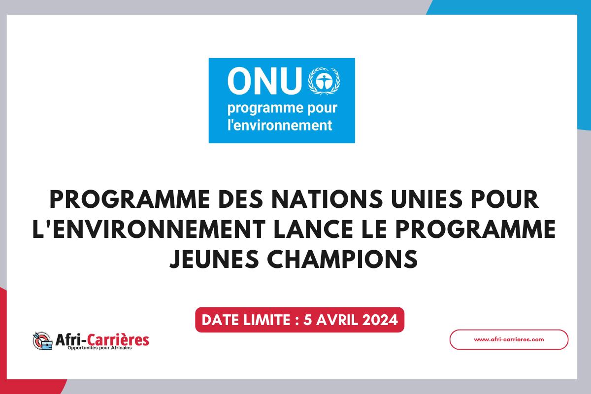 programme Jeunes Champions PNUE