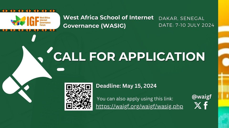 Appel à candidatures pour l’École ouest-africaine sur la gouvernance de l’Internet (WASIG) 2024