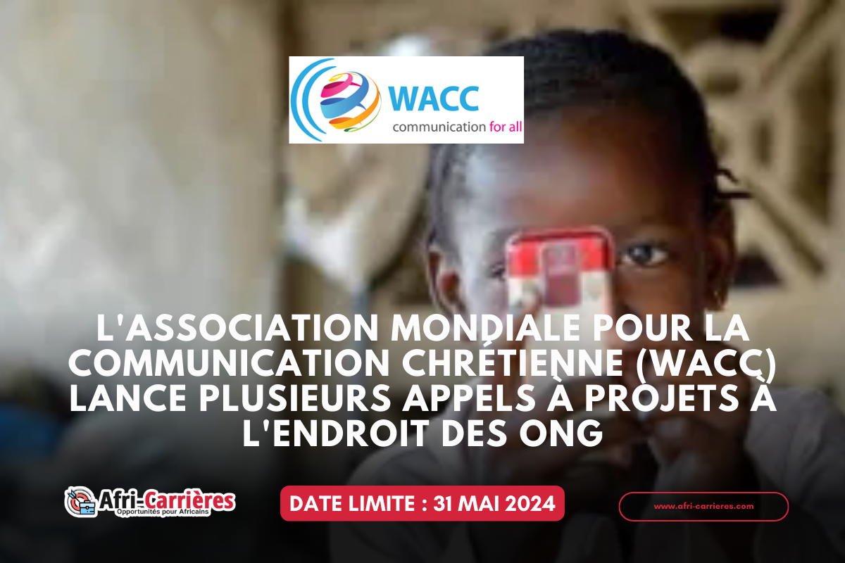 Appel à projets WACC 2024-2025