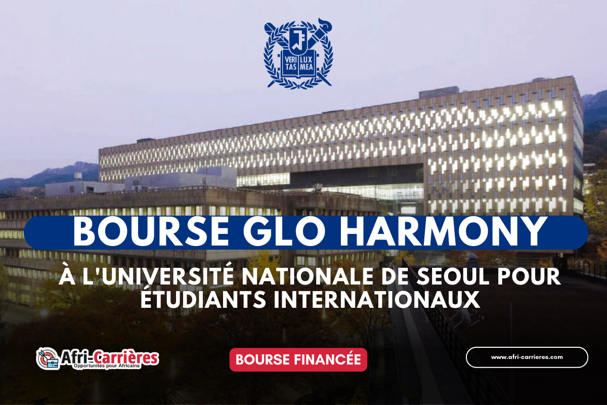 Bourse Glo Harmony à l'Université Nationale de Seoul pour étudiants internationaux