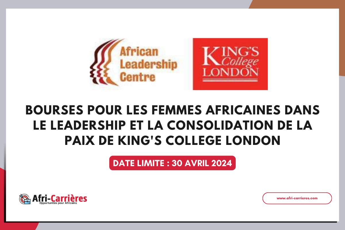Bourses pour les femmes africaines de de King's College de Londres