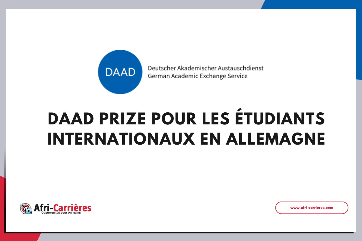 DAAD Prize pour les étudiants internationaux en Allemagne