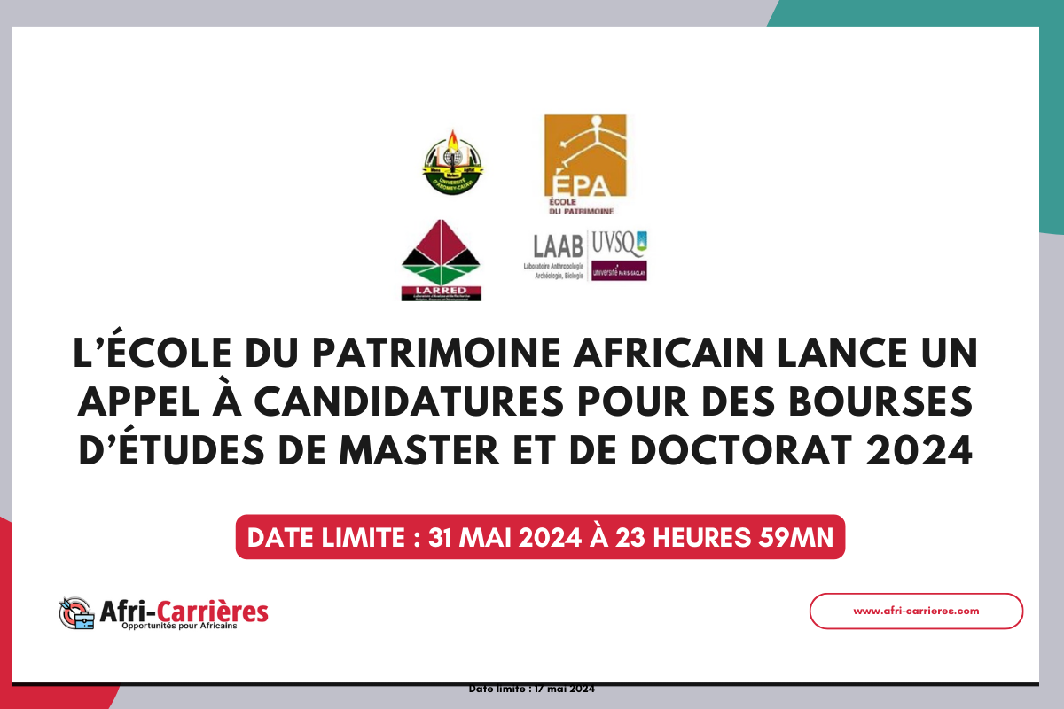 Candidature Bourses EPA 2024