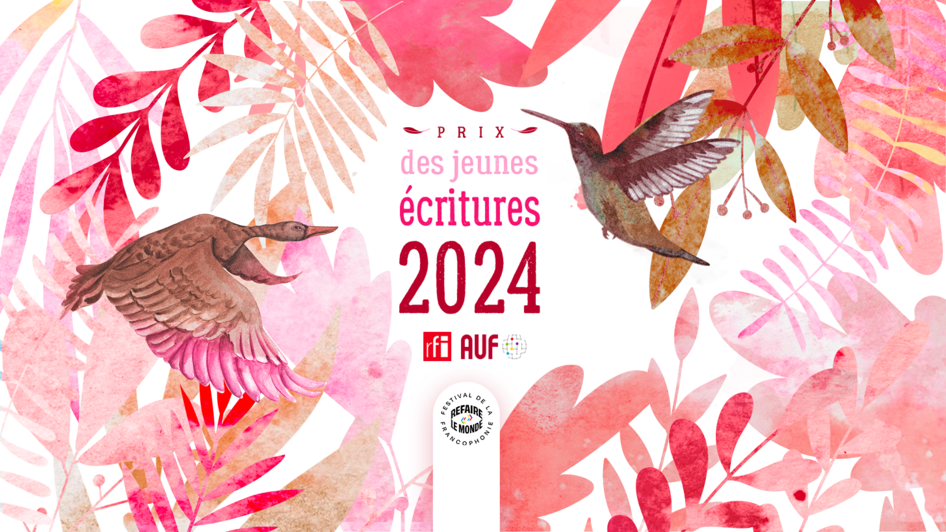 Concours littéraires Prix RFI AUF des jeunes écritures 2024