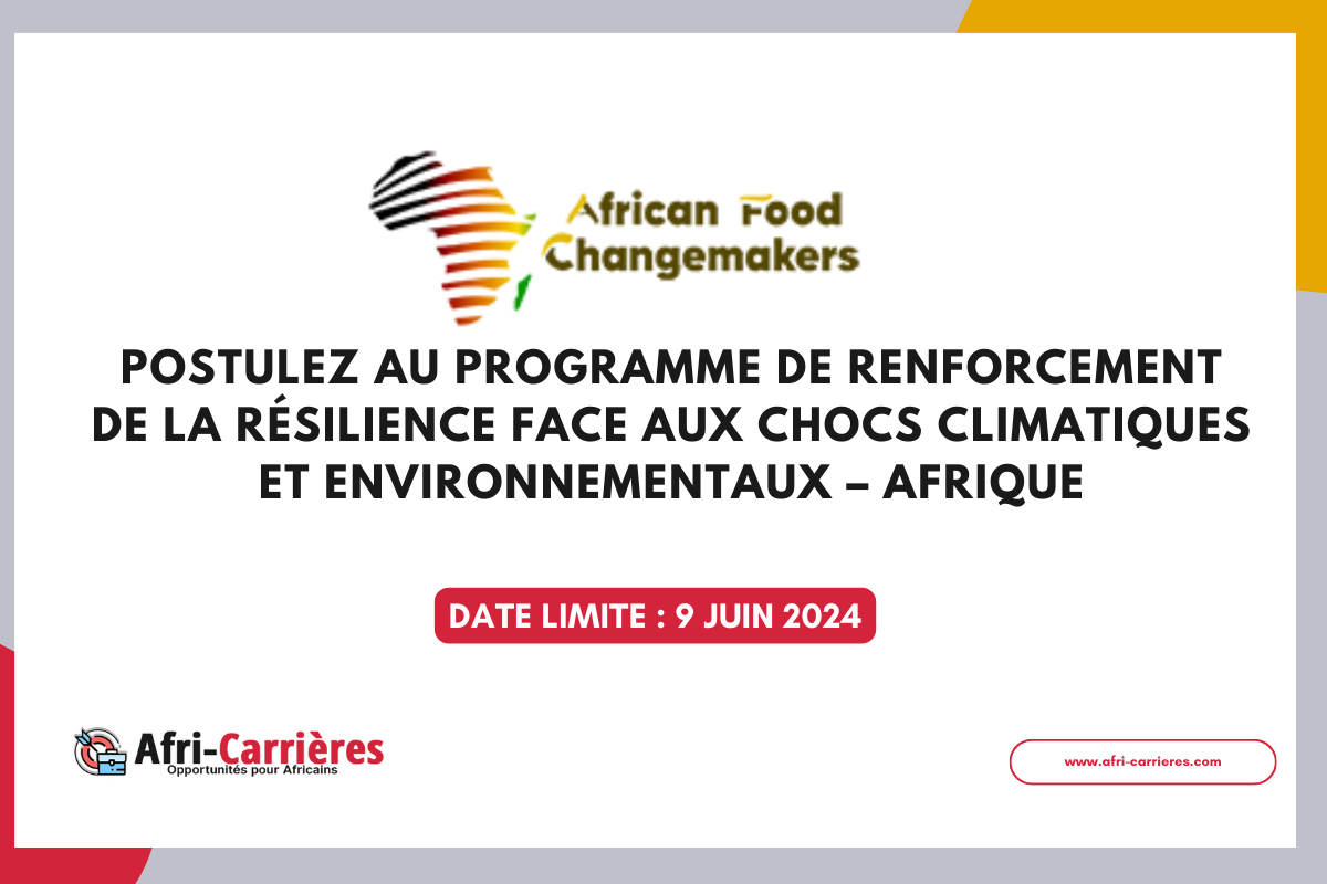 Programme BRACE pour agripreneurs africains 2024