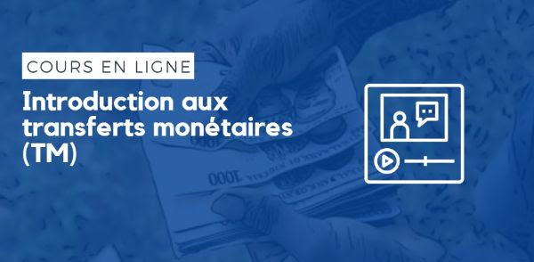 cours ligne Introduction aux transferts monétaires (TM)
