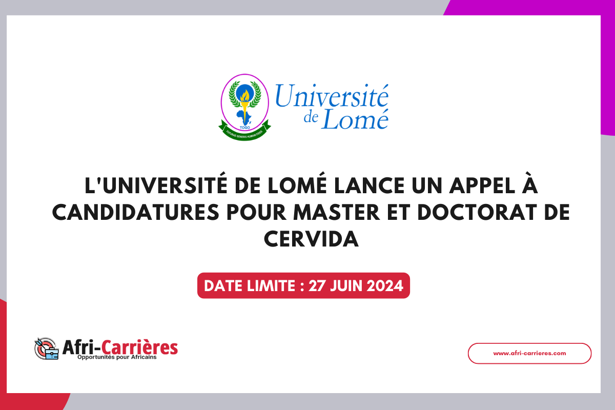 master et doctorat de cervida
