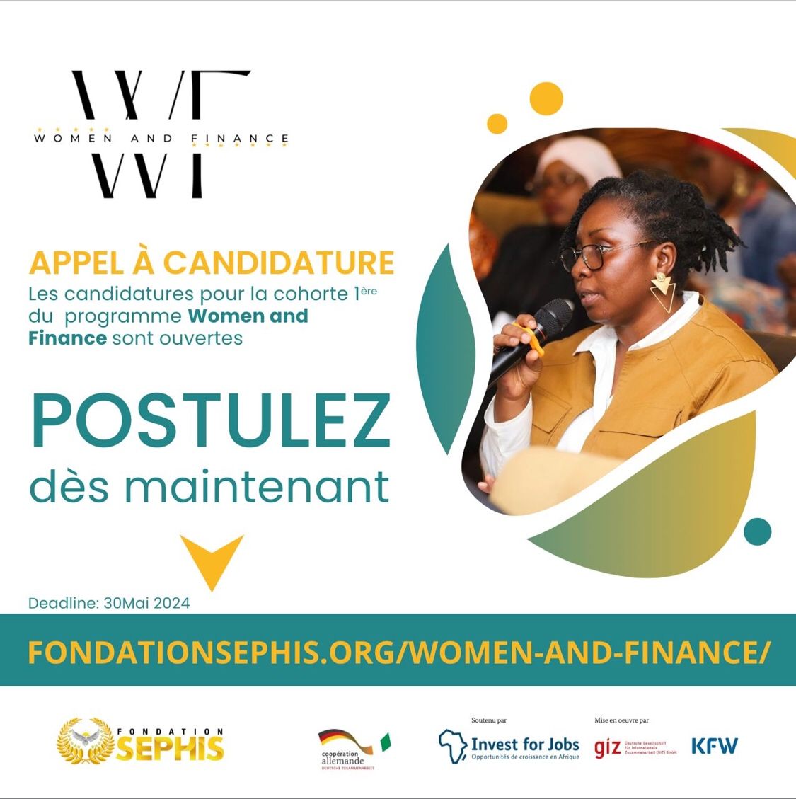 programme Women and Finance 2024 pour femmes entrepreneures en côte d'ivoire