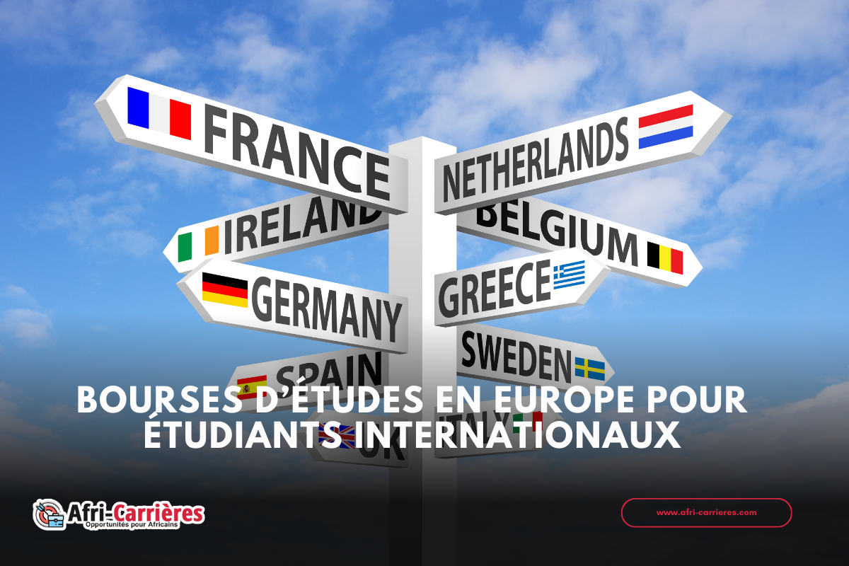 BOURSES EN EUROPE POUR ÉTUDIANTS INTERNATIONAUX