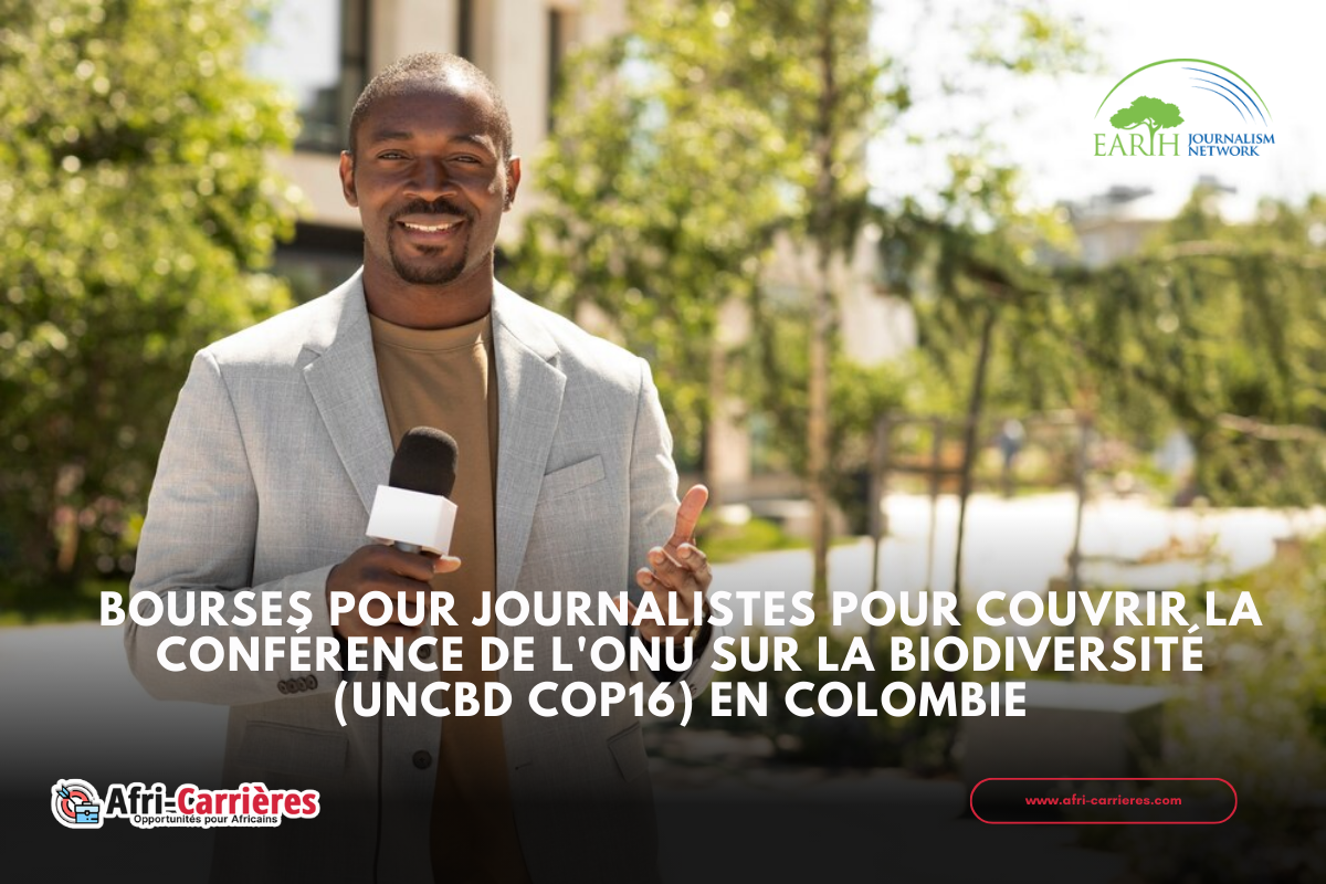 Bourses pour journalistes pour la COP16