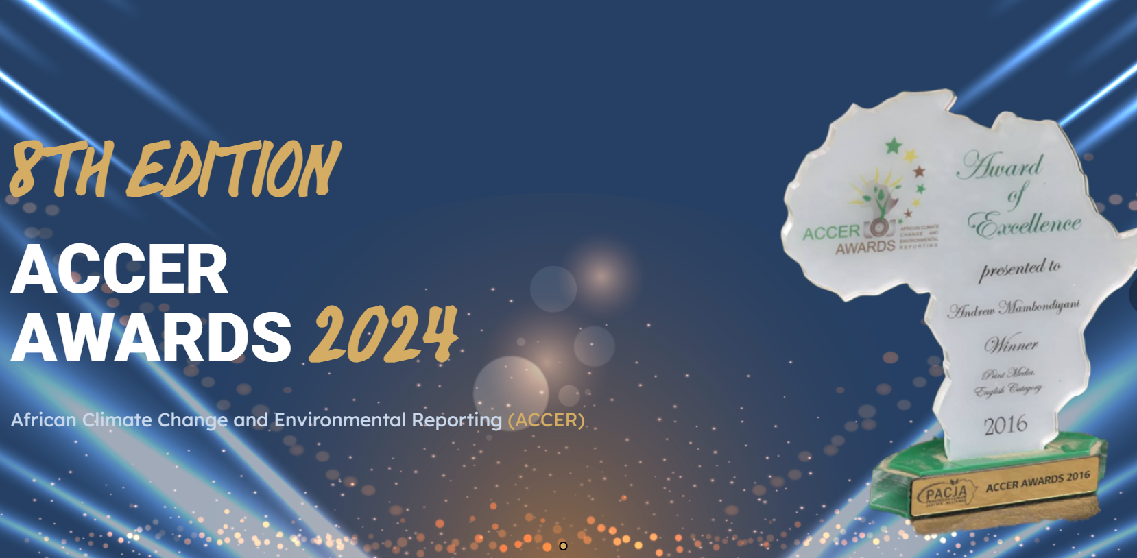 ACCER Awards 2024 pour le changement climatique et l'environnement en Afrique