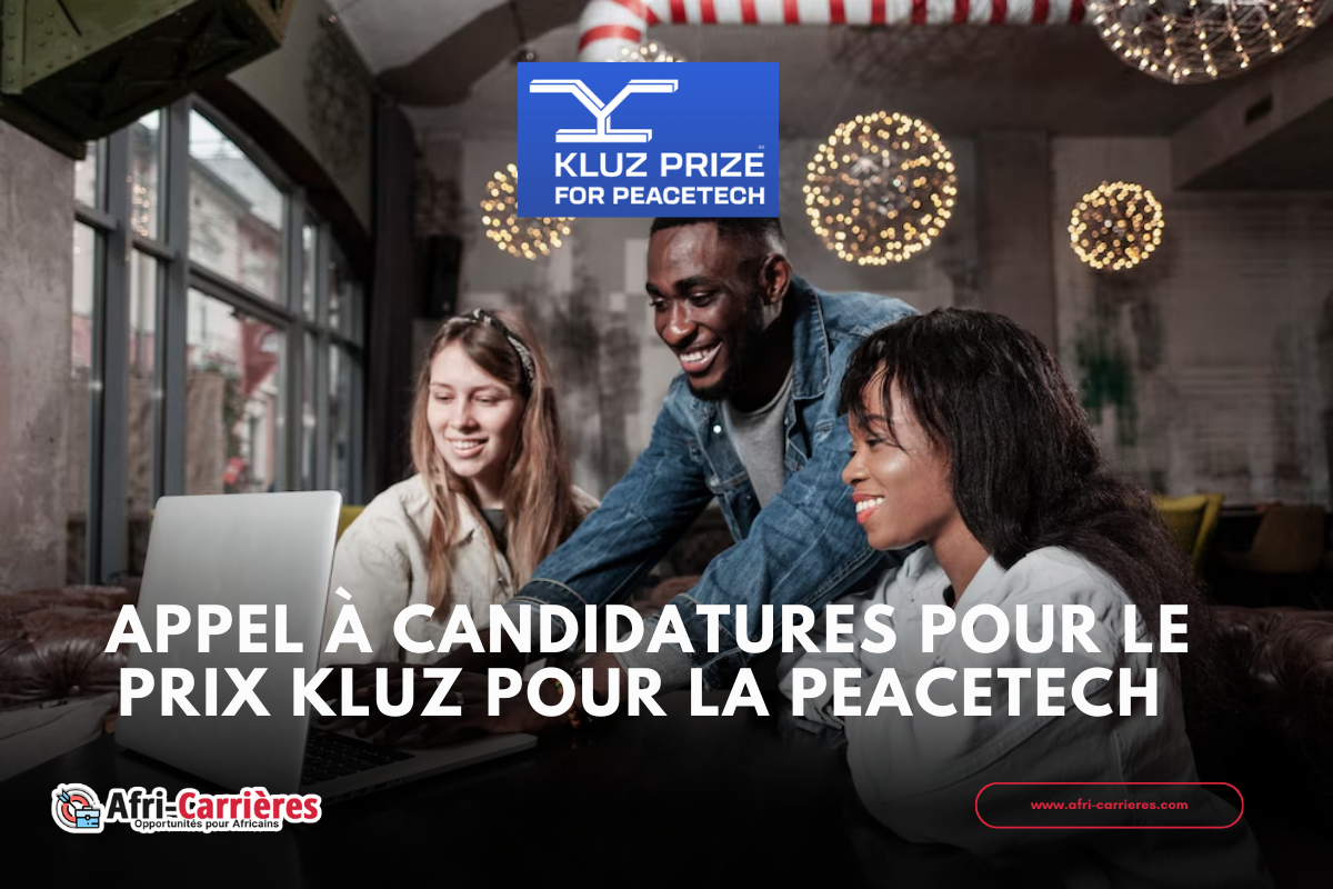 Appel à candidatures pour le Prix Kluz pour la PeaceTech 2024
