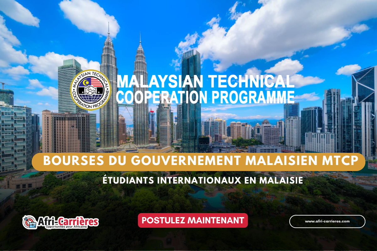 Bourses du gouvernement Malaisien MTCP étudiants internationaux en MALAISIE