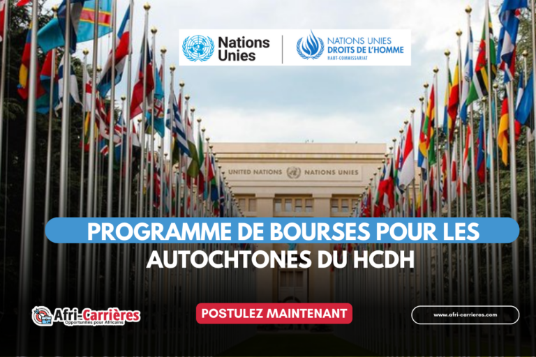 Programme de bourses pour les autochtones du HCDH