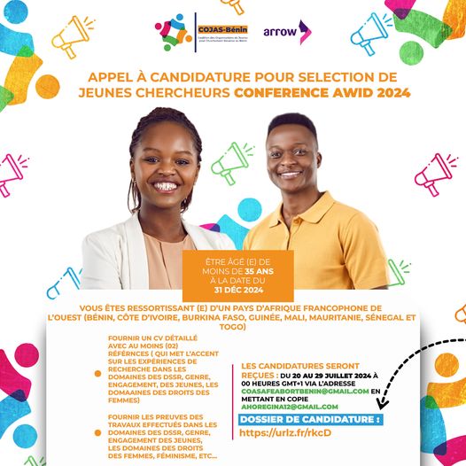 Appel à candidature pour les jeunes chercheurs conférence AWID