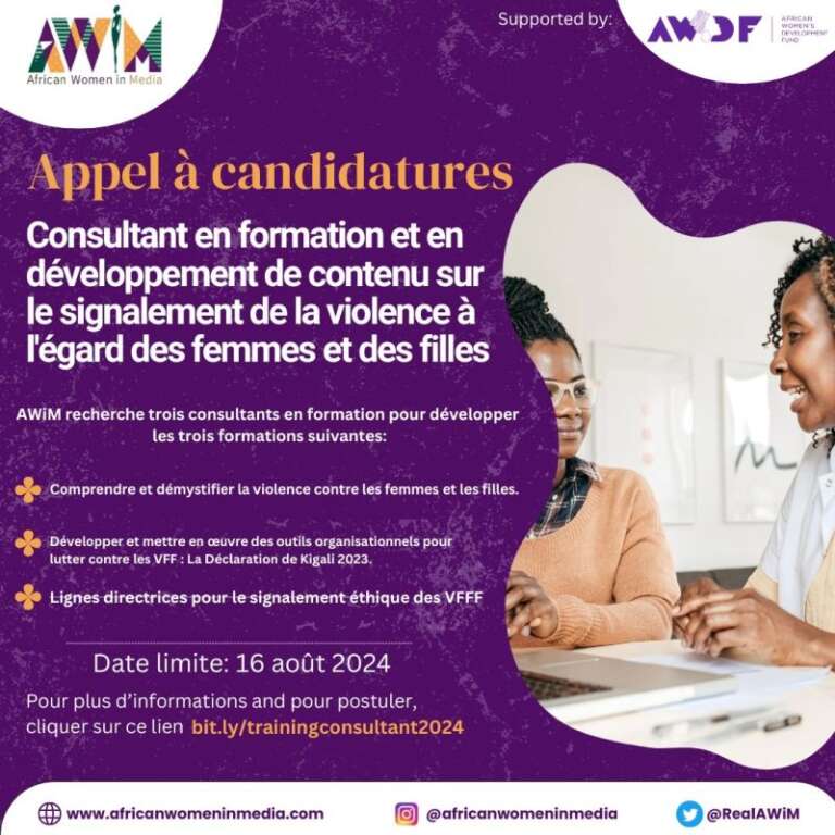Appel à candidatures AWDF aux femmes journalistes africaines