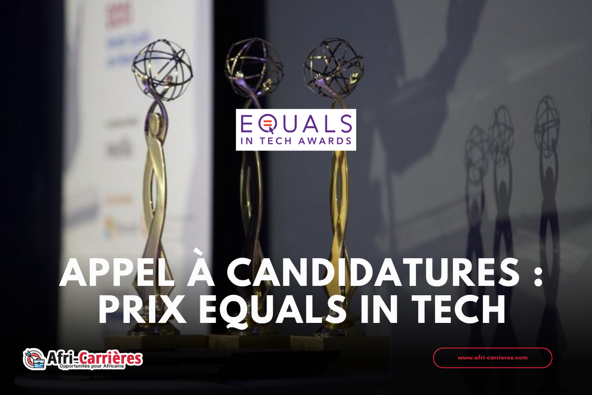 Appel à candidatures Prix EQUALS in Tech