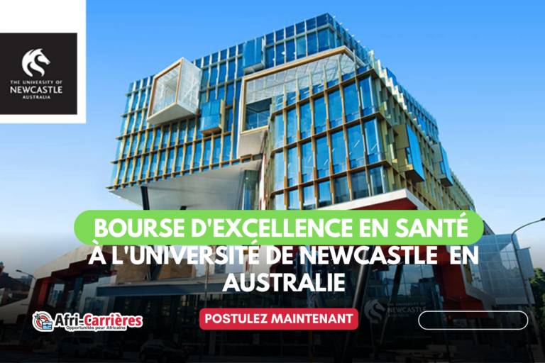 Bourse d'excellence en santé à l'Université de Newcastle en Australie