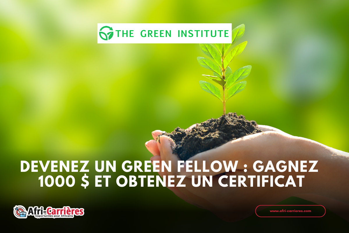 Participez au programme Green Fellows et gagnez 1 000 $