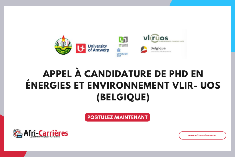 PhD en Énergies et Environnement