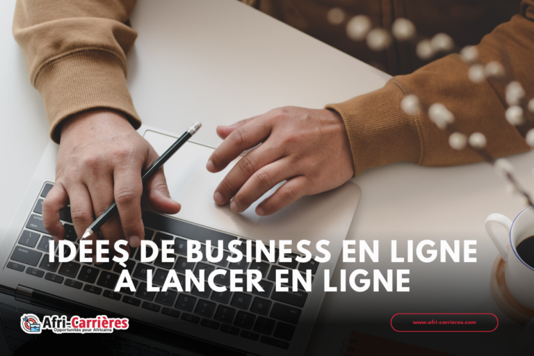 idées de business en ligne à lancer EN LIGNE