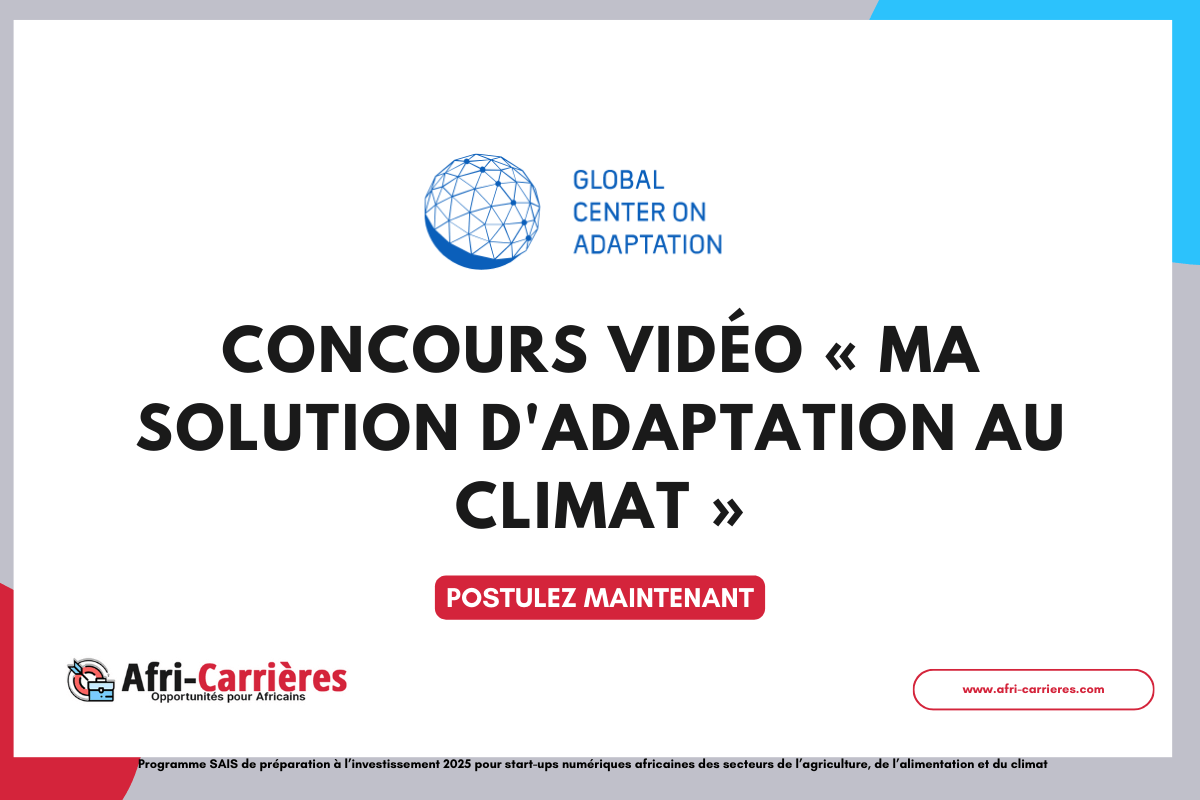 Concours vidéo Ma solution d’adaptation climatique