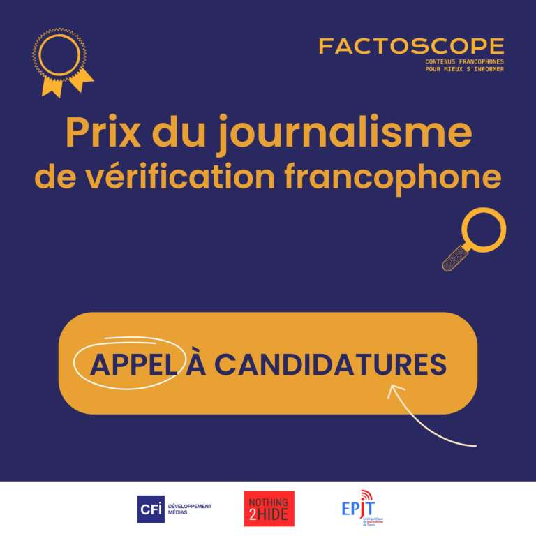 Prix du Journalisme de Vérification Francophone
