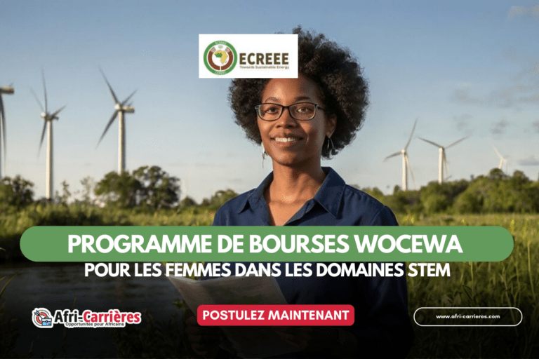 Programme de bourses WOCEWA pour les Femmes dans les domaines STEM
