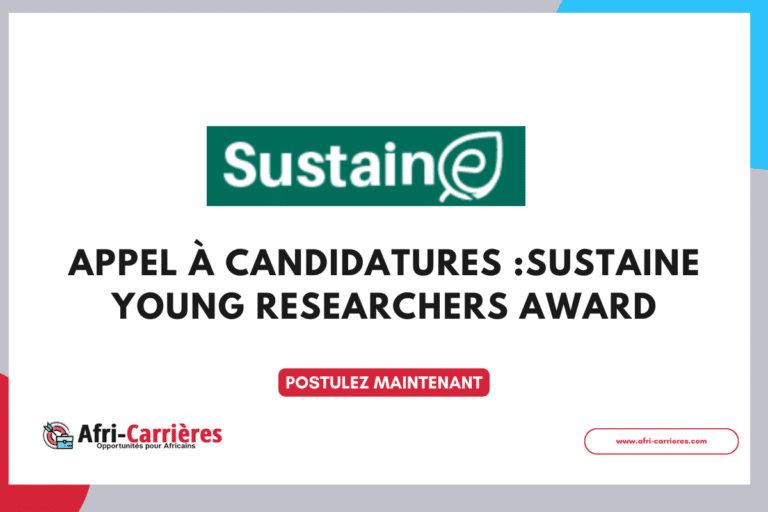 SustainE Young researchers Award
