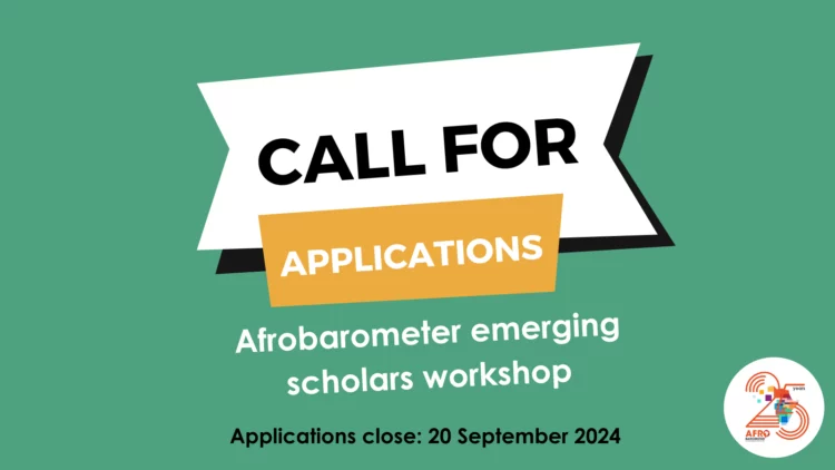Appel à candidatures : Atelier Afrobarometer pour les chercheurs émergents - financé en Afrique du Sud