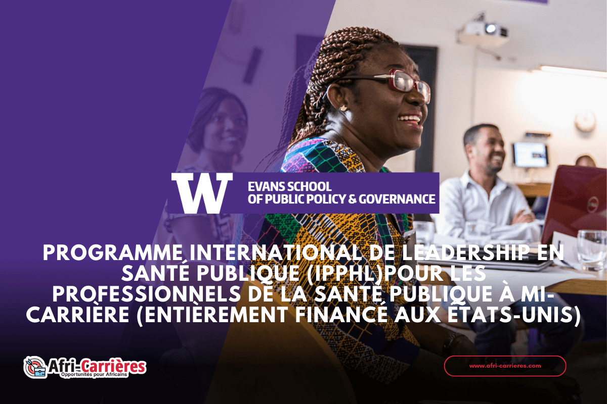 Programme international de leadership en santé publique (IPPHL)pour les professionnels de la santé publique
