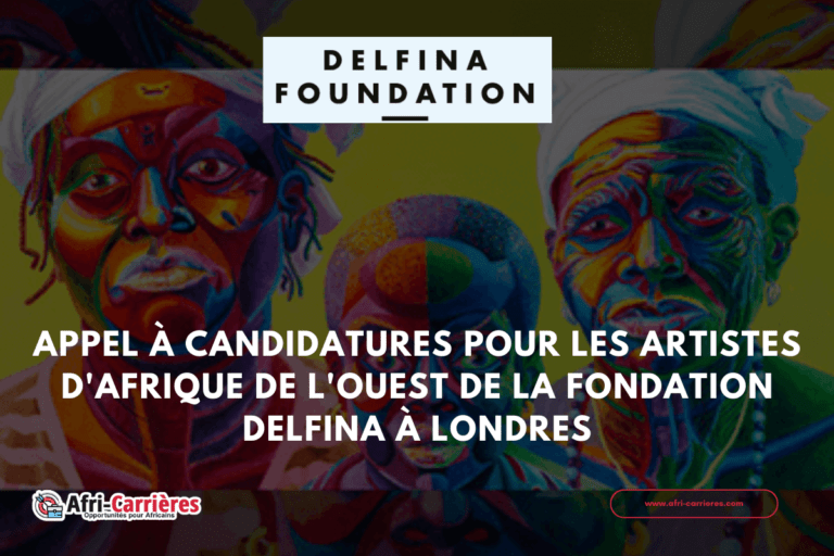appel à candidature de la Fondation Delfina pour artistes africains.
