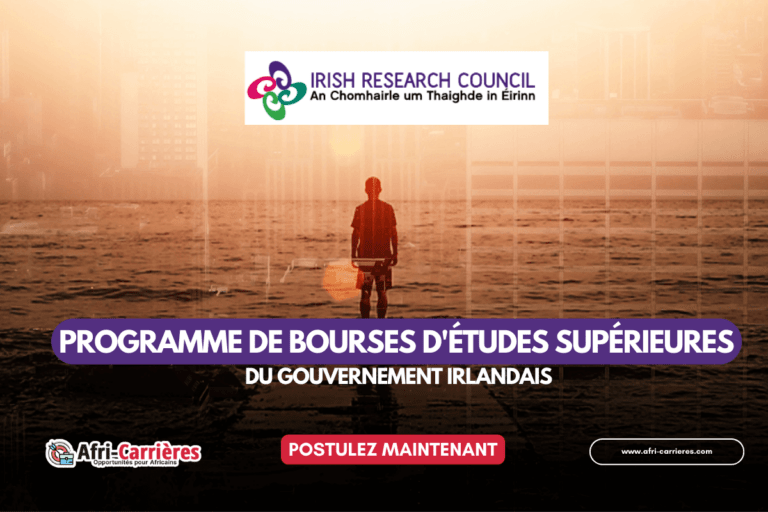programme de Bourse du gouvernement Irlandais