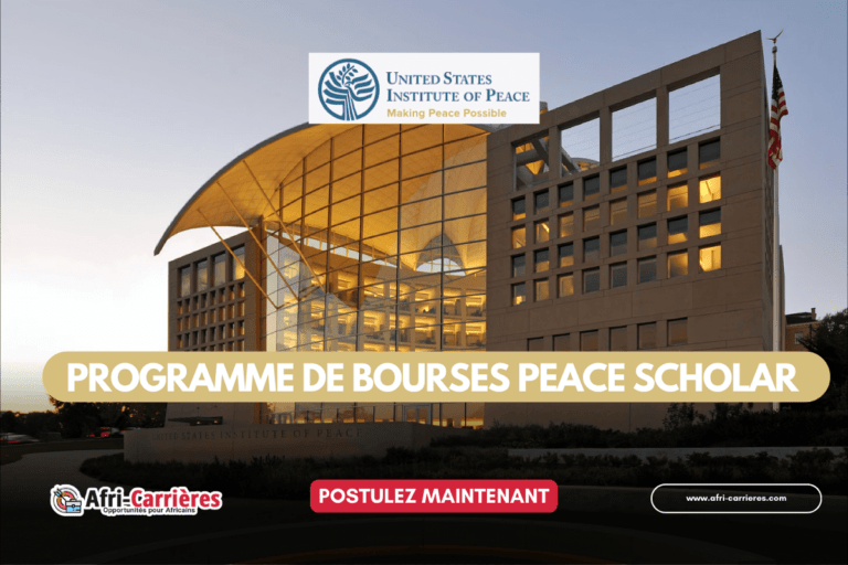 programme de bourses Peace Scholar
