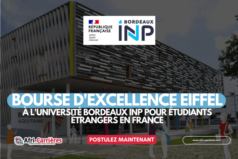 Bourse d'excellence Eiffel à l'université Bordeaux INP