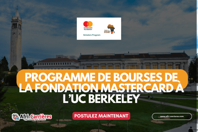 Programme de la fondation mastercard UC Berkeley