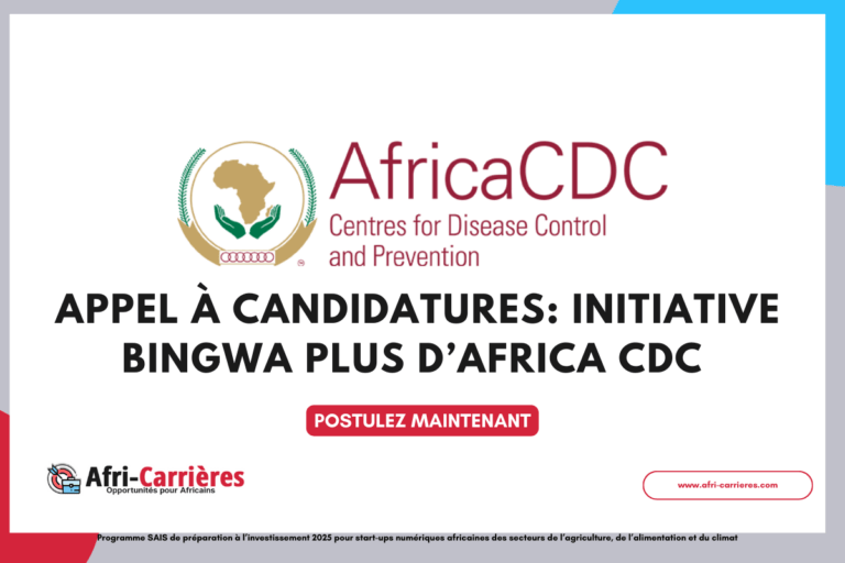 Appel à candidatures: Initiative Bingwa Plus d’Africa CDC