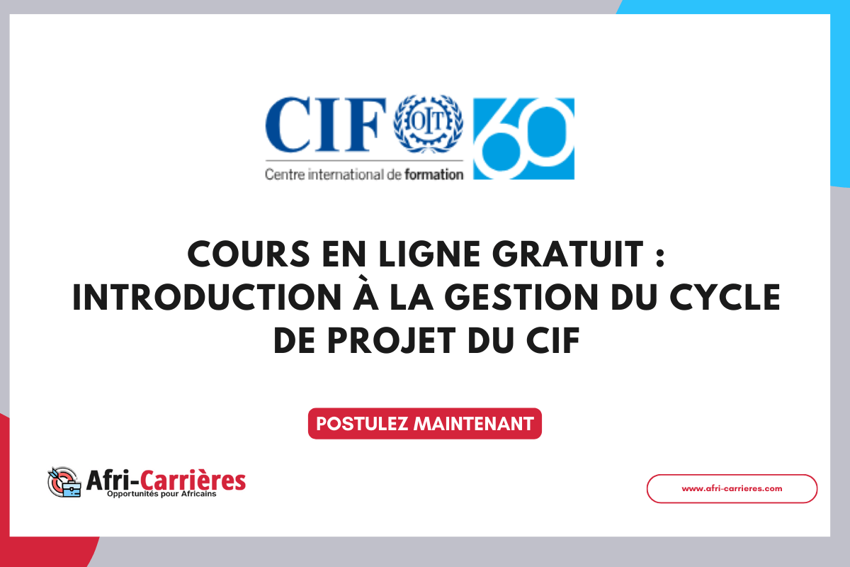 Cours en ligne gratuit Introduction à la gestion du cycle de projet du CIF