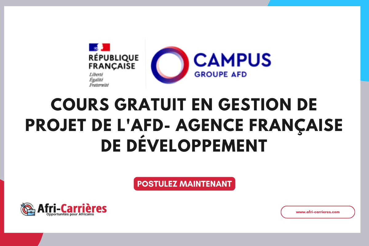 Cours gratuit en Gestion de projet de l'AFD