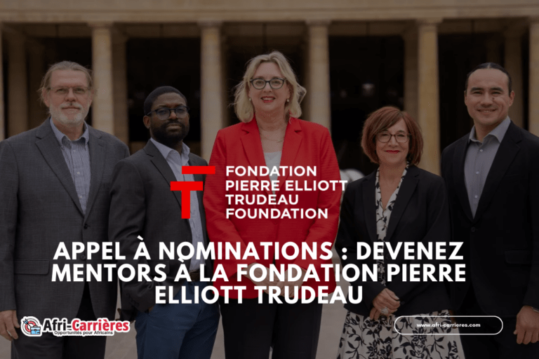 Devenez mentors de la Fondation Pierre Elliott Trudeau