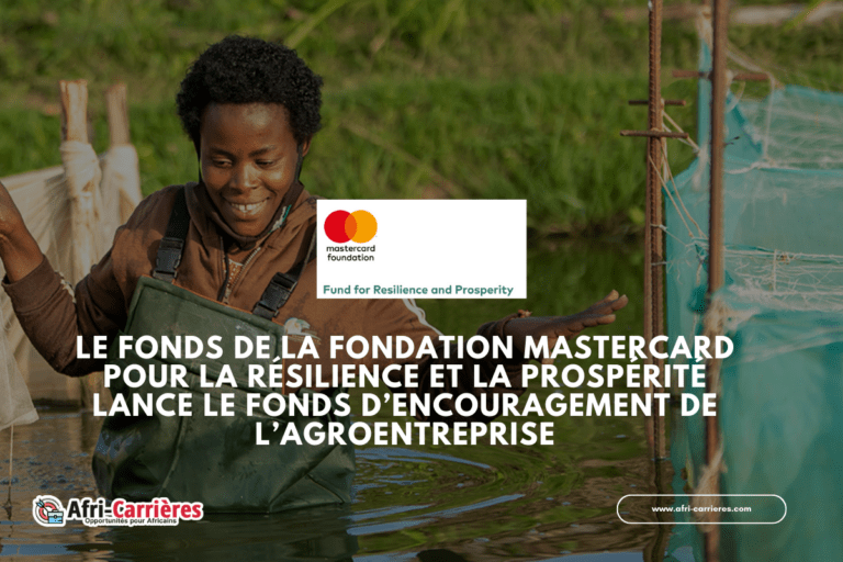 Fonds de la Fondation Mastercard pour la résilience et la prospérité
