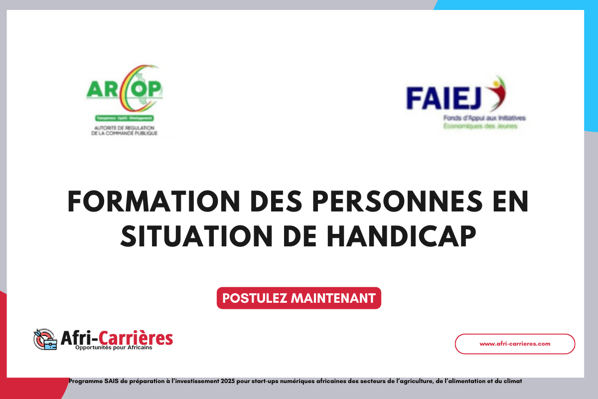 Formation des personnes en situation de handicap